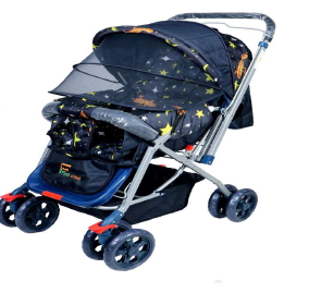 Baby Stroller With Attach Mosquito Net and Soft Cushion Seat