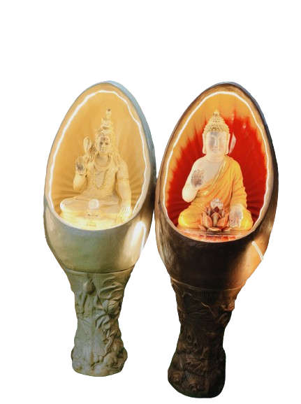 Anda Budha Multicolour Statue 