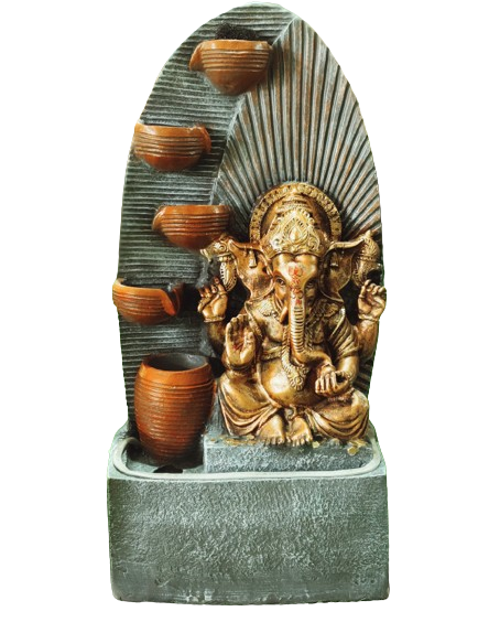 4 Diya Ganesha