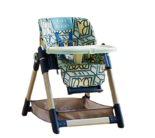 Baby Height Adjustable 4-in-1 High Chair With Wheels